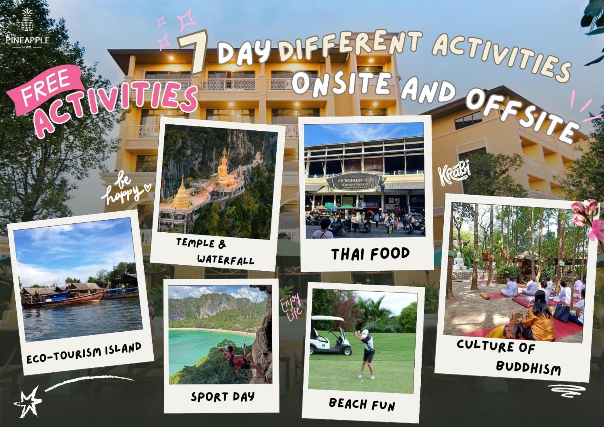 The Pineapple Hotel Krabi town Exteriör bild